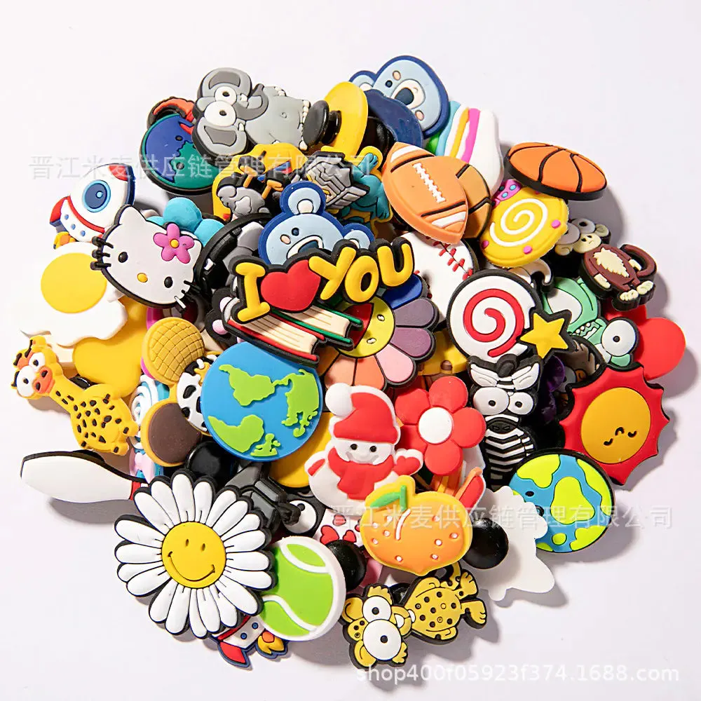 3D Cartoon Shoe Charms for Clogs (Assorted Styles)