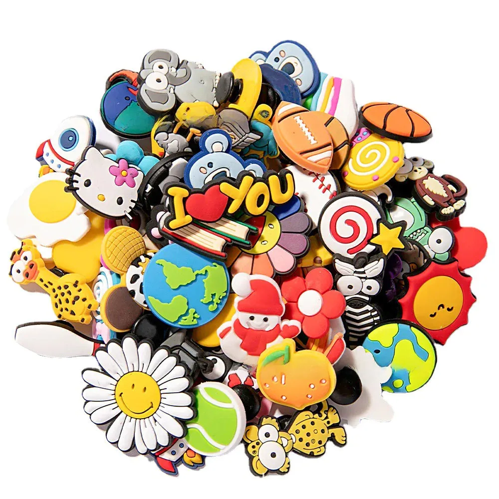 3D Cartoon Shoe Charms for Clogs (Assorted Styles)
