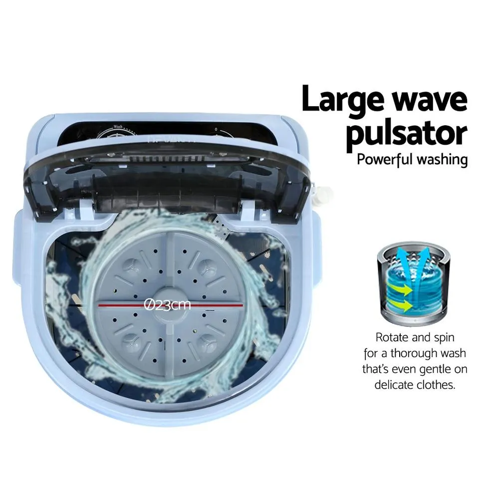 3Kg Mini Portable Washing Machine Top Load Spin
