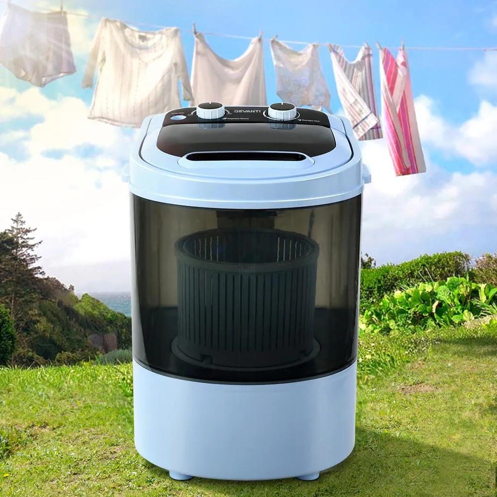 3Kg Mini Portable Washing Machine Top Load Spin