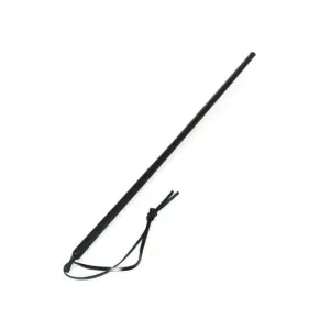 62cm Rimba Black Submissive Leather Cane Whip