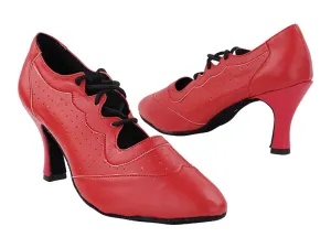 6823LEDSS Red Leathe & Red Leather Trim