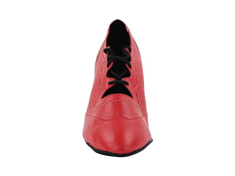 6823LEDSS Red Leathe & Red Leather Trim