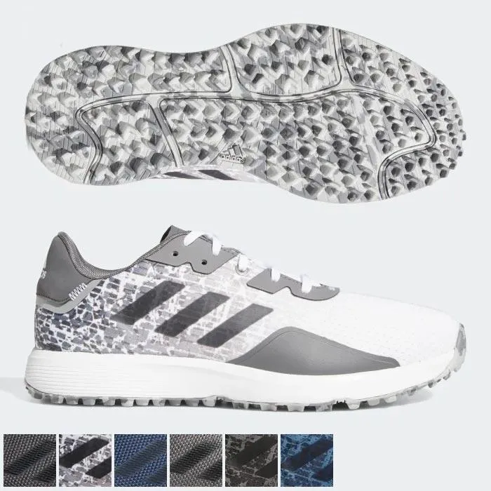 Adidas S2G Spikeless Shoes 7.5 Grey Four / Core Black / Scarle Wide