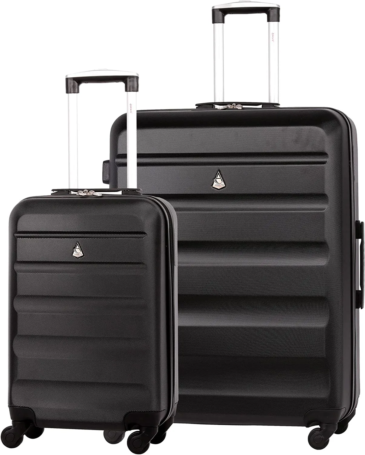 Aerolite Lightweight Hard Shell Suitcase Luggage Set (Cabin   Large)