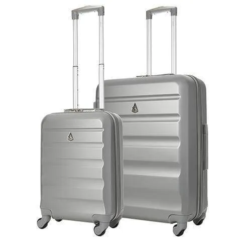 Aerolite Lightweight Hard Shell Suitcase Luggage Set (Cabin   Large)