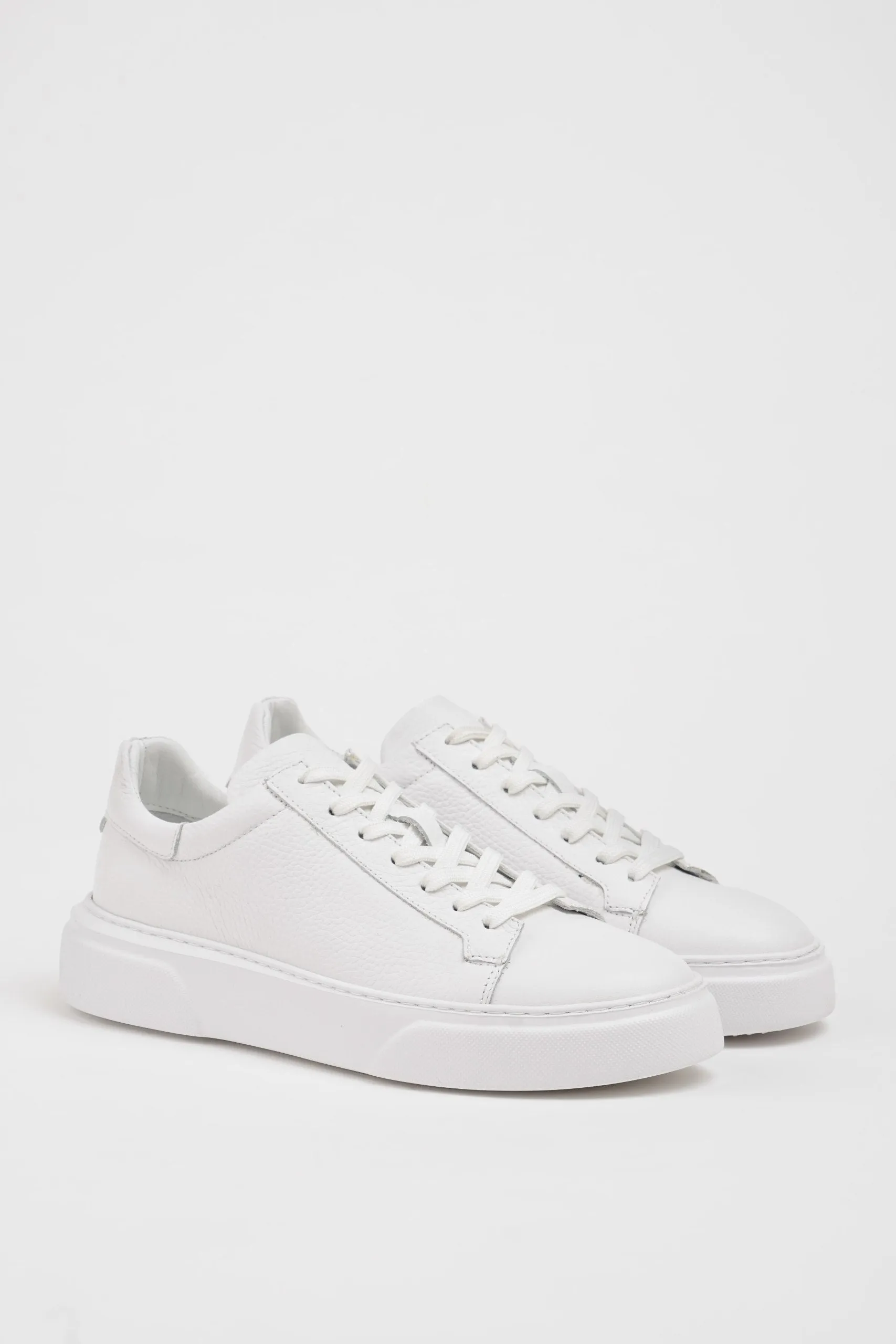 All White Leather Sneakers SD-034