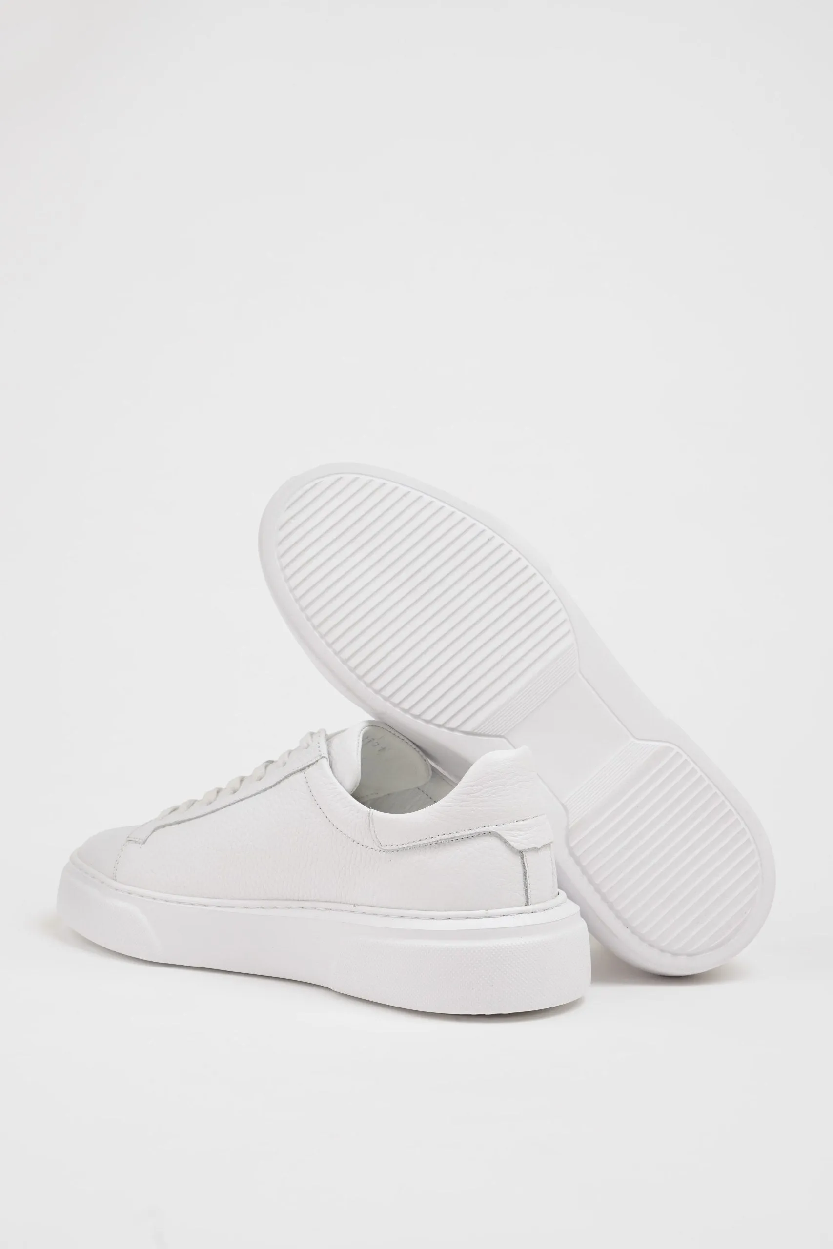 All White Leather Sneakers SD-034