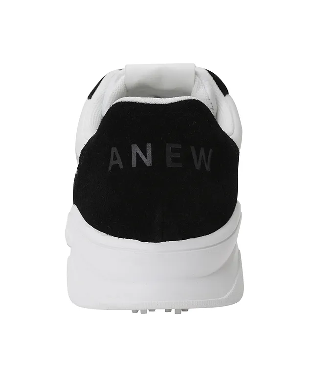 ANEW Golf: Men's PUNCHING SHOES - Black/White