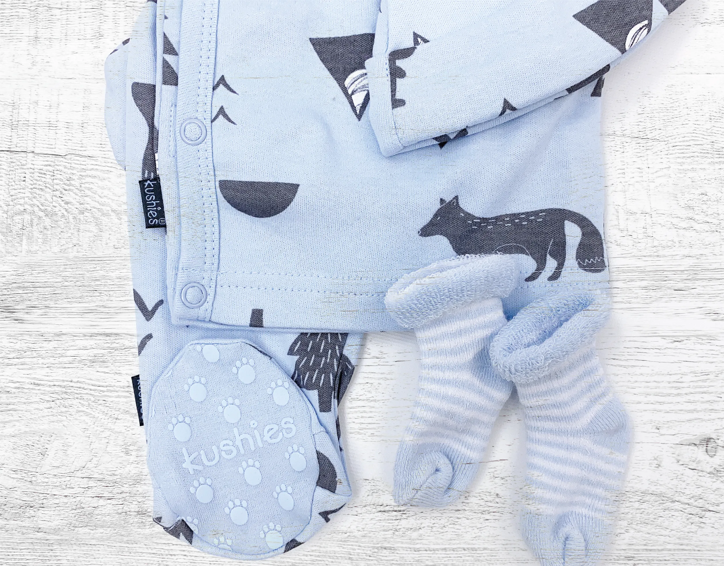 Baby Socks Terry - Pack Of 2 Blue 0-3M