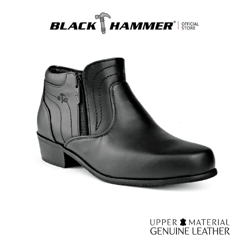 Black Hammer Women Formal Mid Cut with Double Zip Shoes BH3854-YM