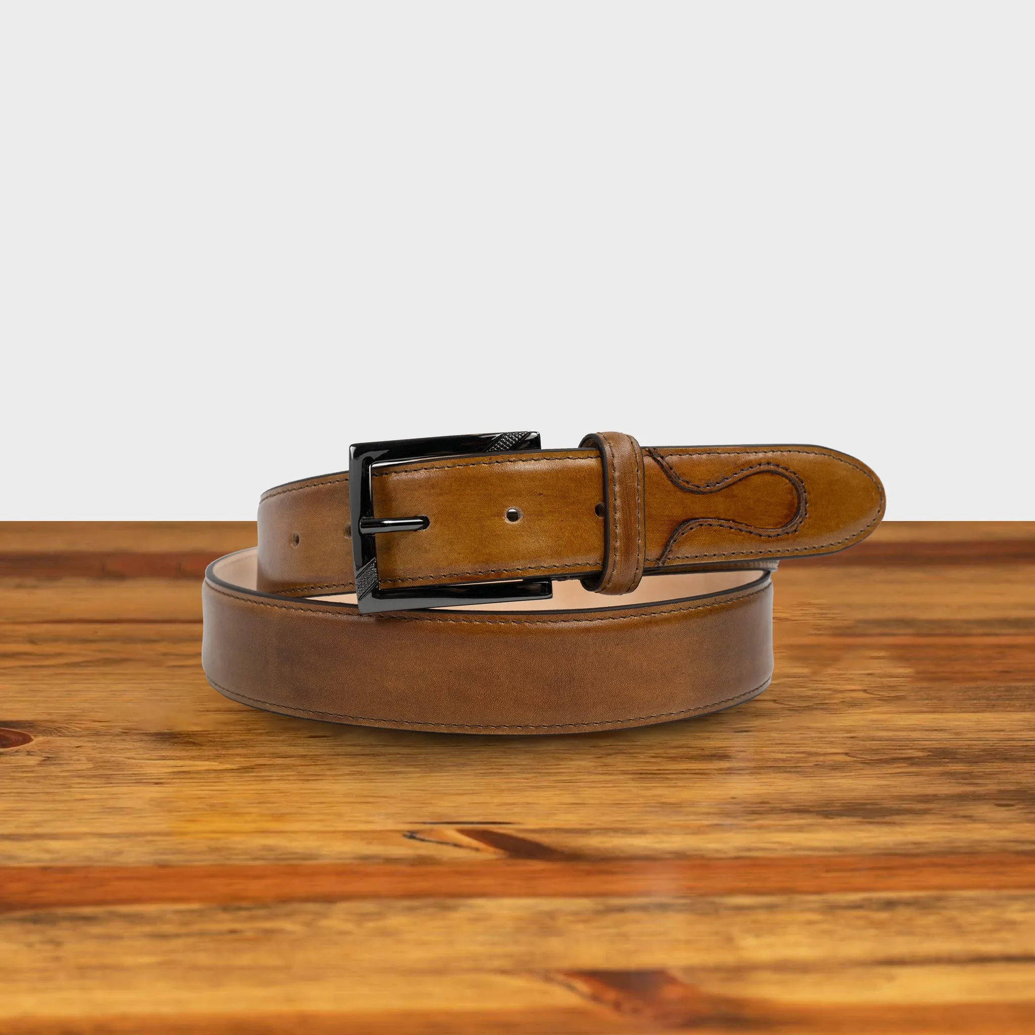 C1771 Calzoleria Toscana Stitched Dress Belt