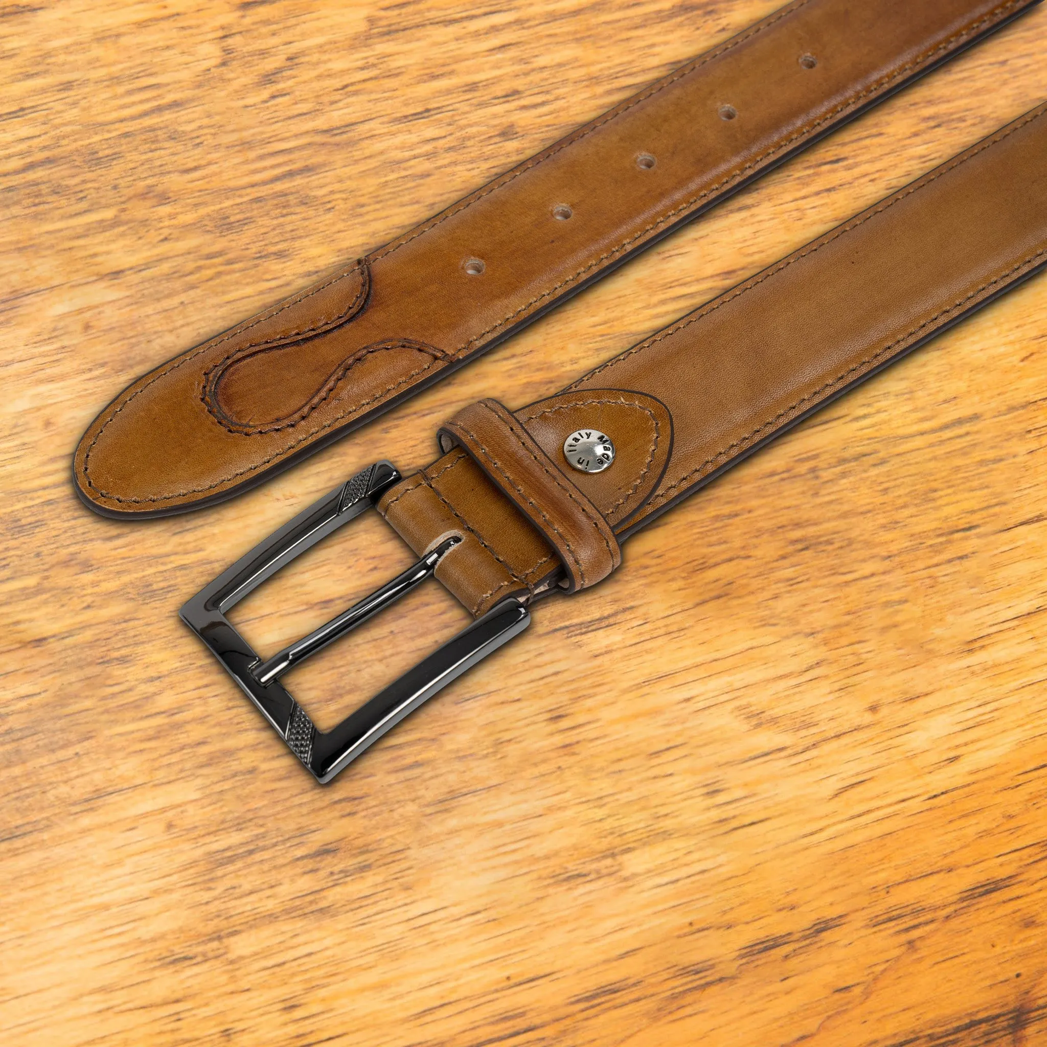 C1771 Calzoleria Toscana Stitched Dress Belt