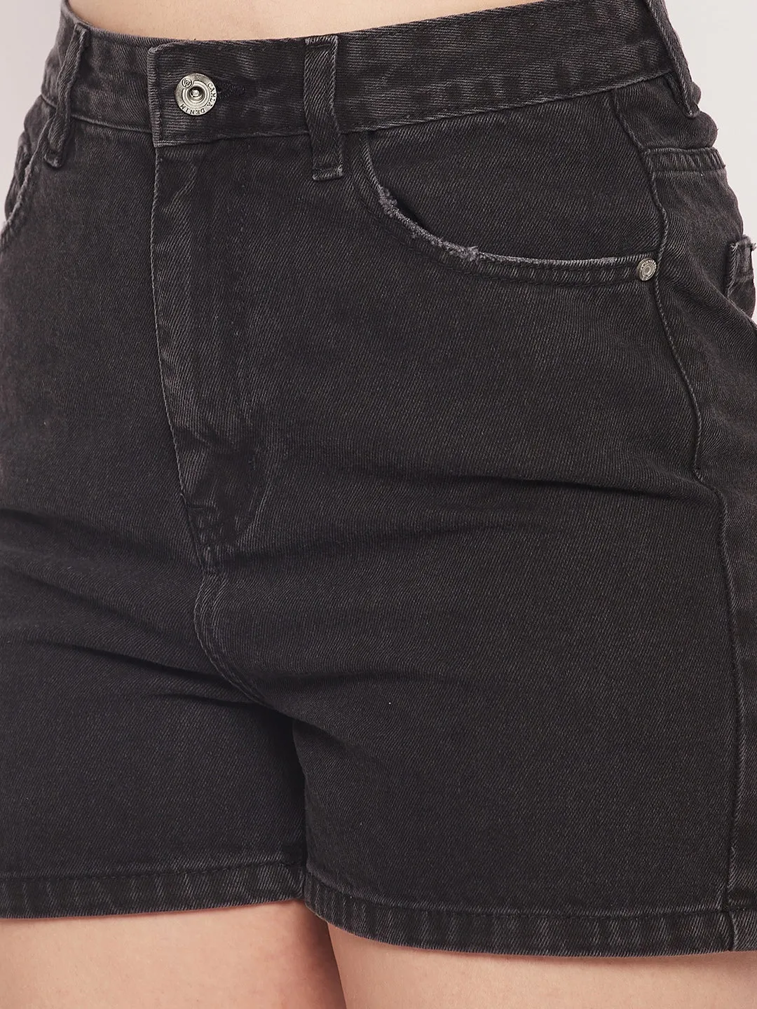 Camla Barcelona High Waist Black Shorts
