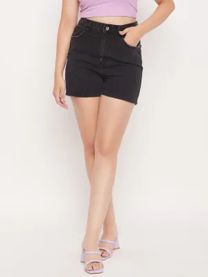 Camla Barcelona High Waist Black Shorts