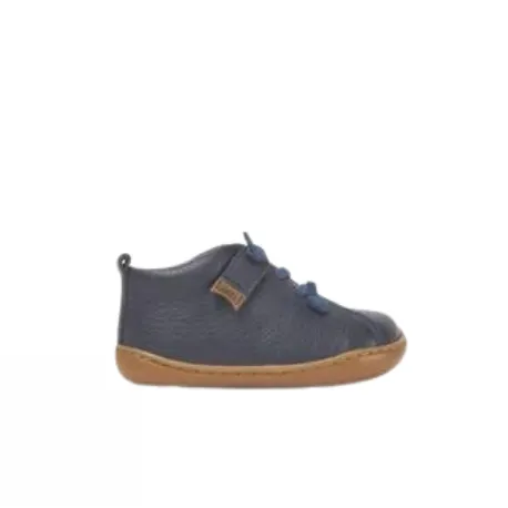 Camper Peu Cami - Navy Leather First Walker Shoe