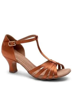Capezio Sara 2" Ballroom in Black & Cinnamon