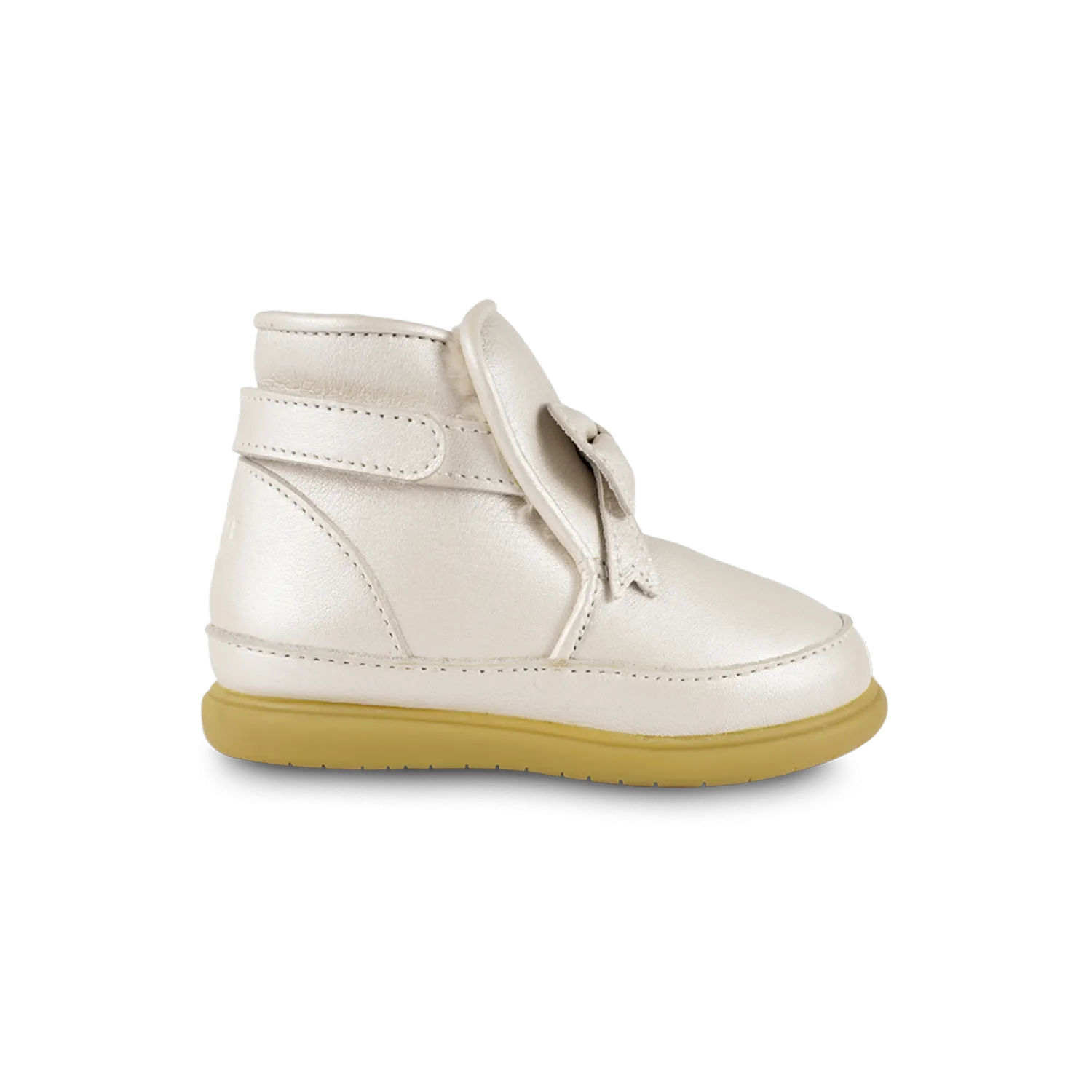 Cemilla Shoes | Off White Metallic Leather