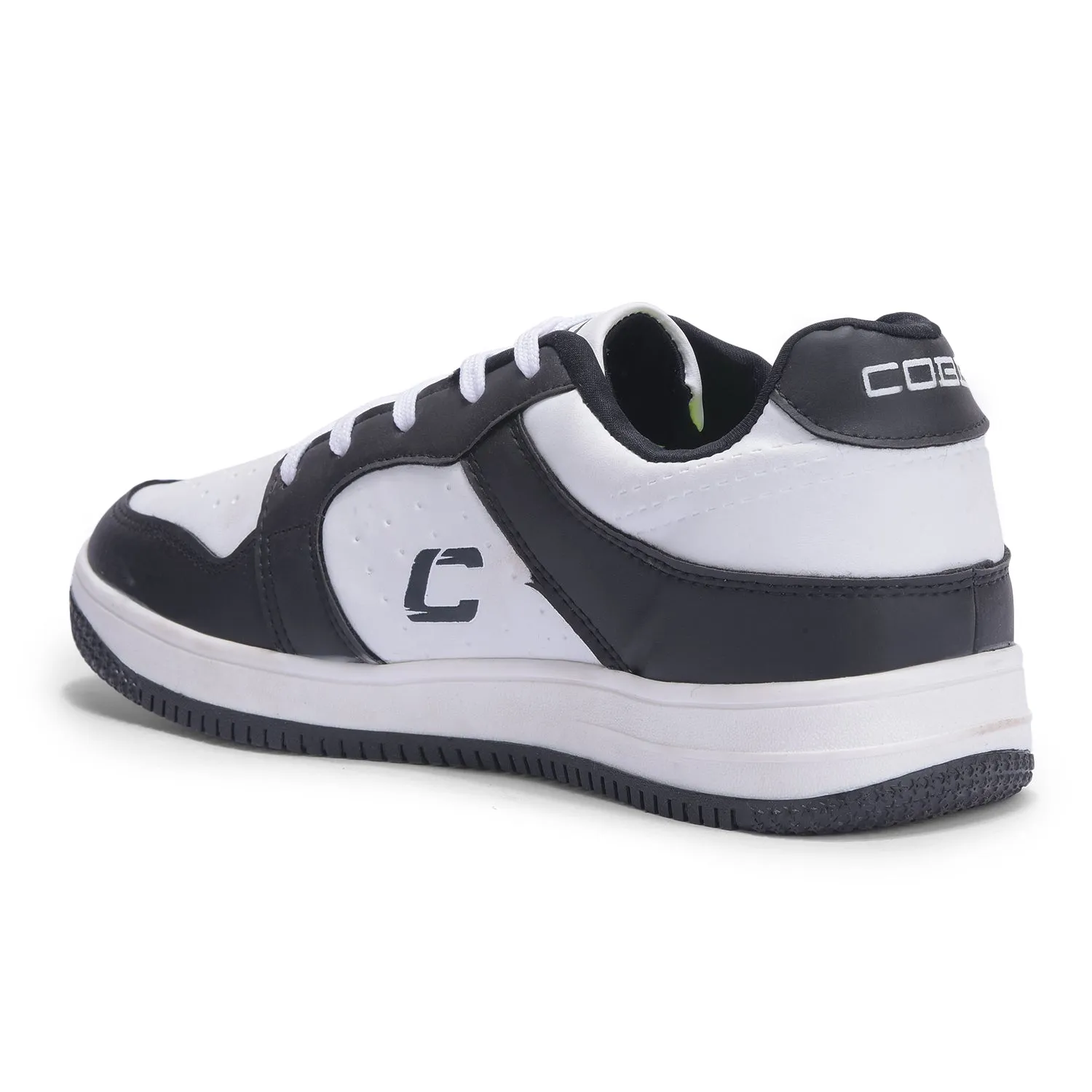 COBB BLACK WHITE CASUAL SHOES