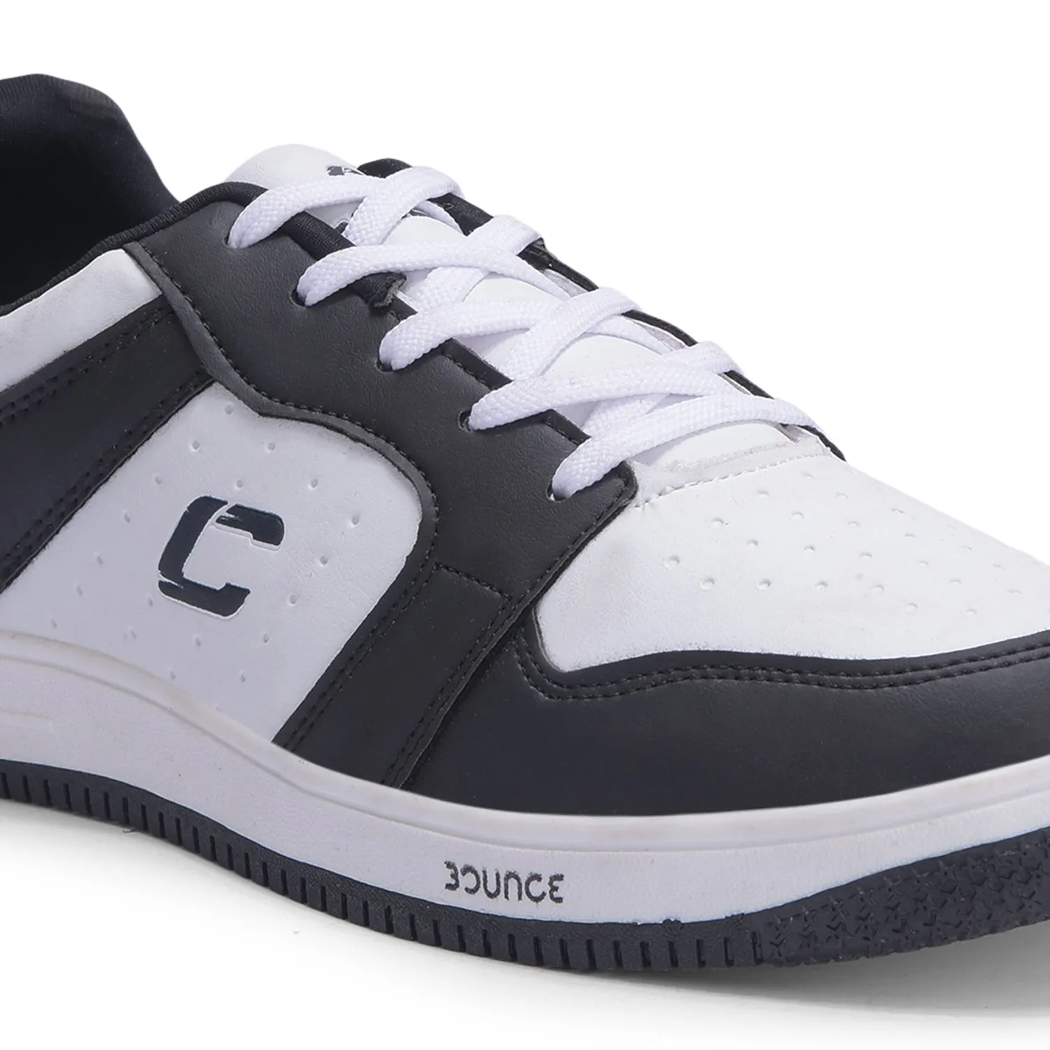 COBB BLACK WHITE CASUAL SHOES
