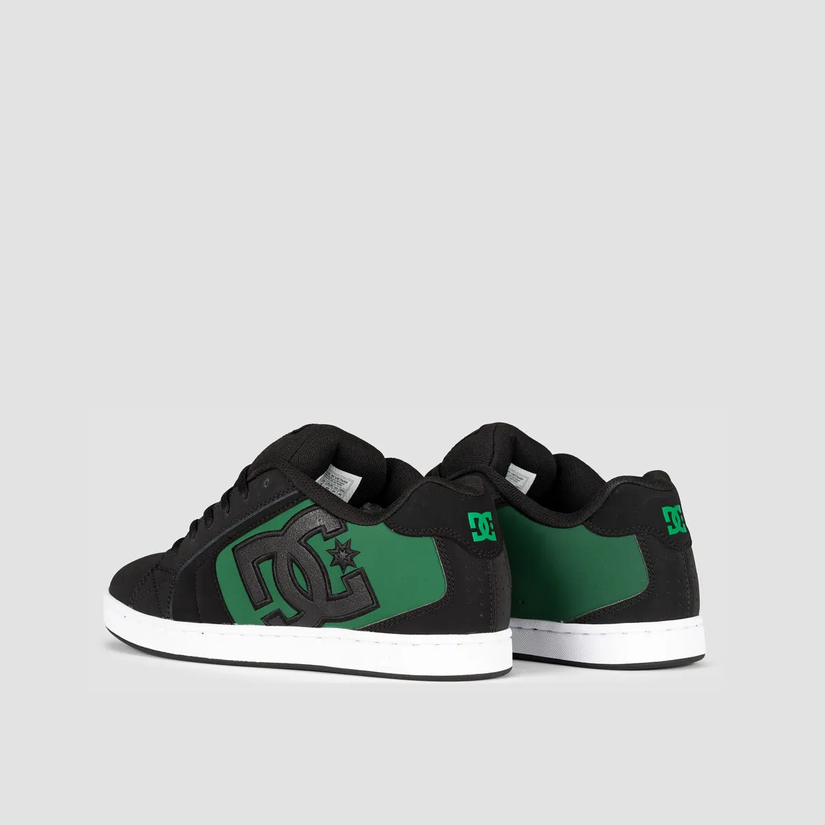 DC Net Shoes - Black/Black/Green