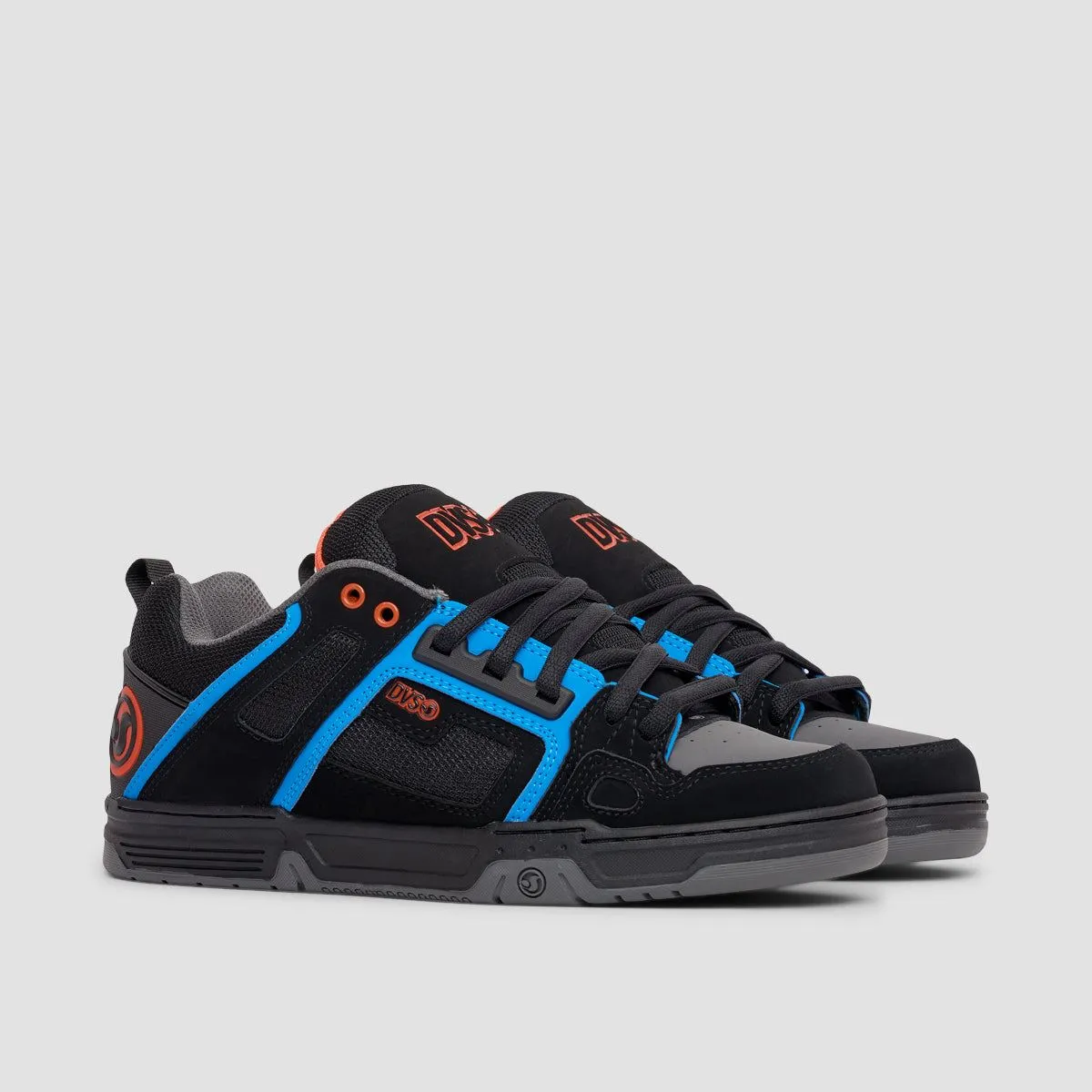 DVS Comanche Shoes - Black/Blue/Red Nubuck