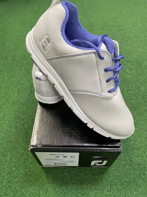 EX Shop Display Footjoy Ladies enJoy Golf Shoes 95708K / Light Grey / Size UK 6.5