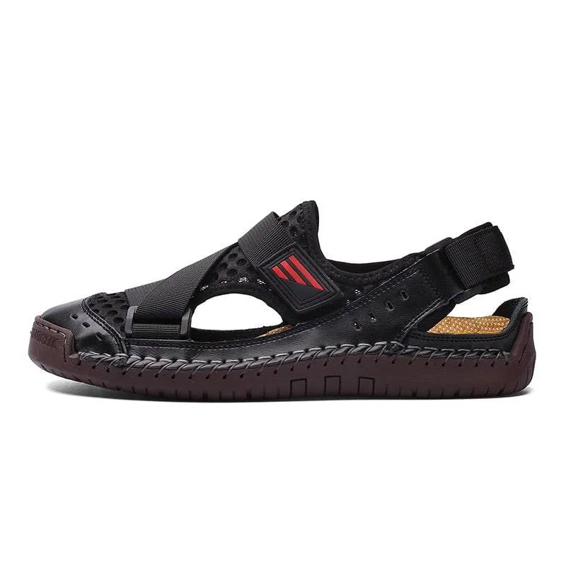 Fanyil Men's Casual Beach Breathable Plus Size Sandals