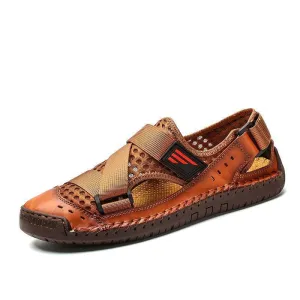 Fanyil Men's Casual Beach Breathable Plus Size Sandals