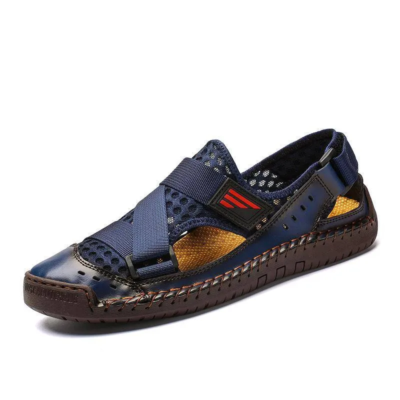 Fanyil Men's Casual Beach Breathable Plus Size Sandals