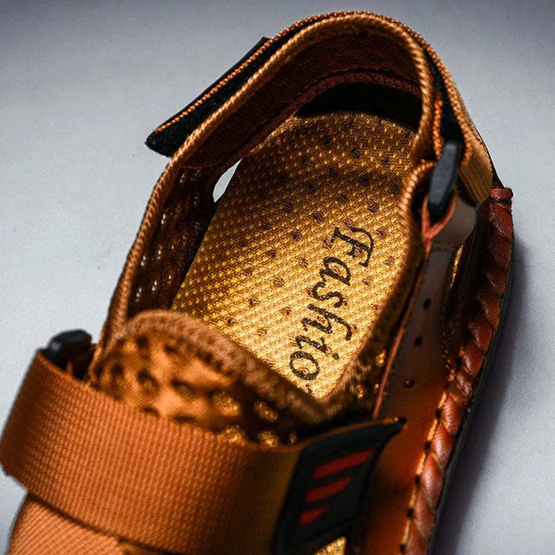Fanyil Men's Casual Beach Breathable Plus Size Sandals