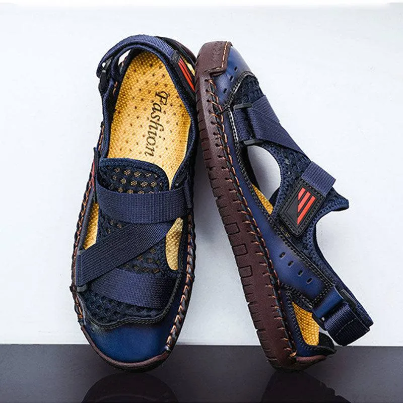 Fanyil Men's Casual Beach Breathable Plus Size Sandals