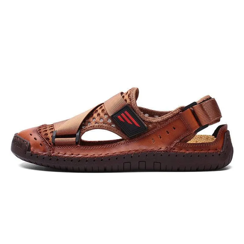Fanyil Men's Casual Beach Breathable Plus Size Sandals