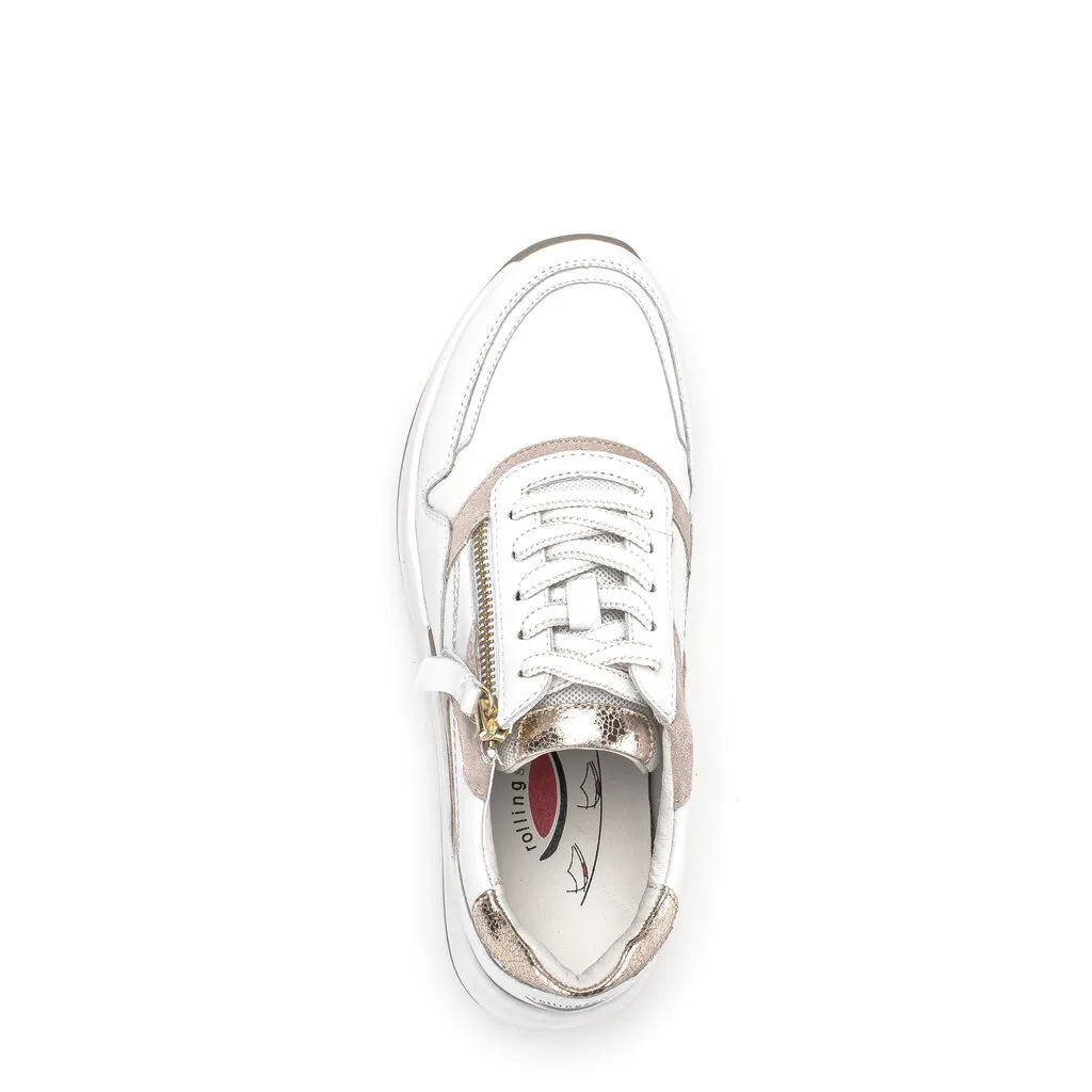*FINAL SALE*46.957.52 - White Leather||*VENTE FINALE*46.957.52 - Cuir blanc