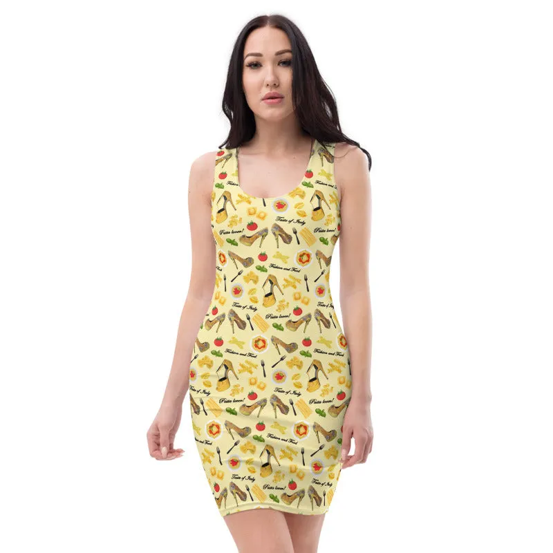 Fit Dress Margherita 'Pasta and shoes'