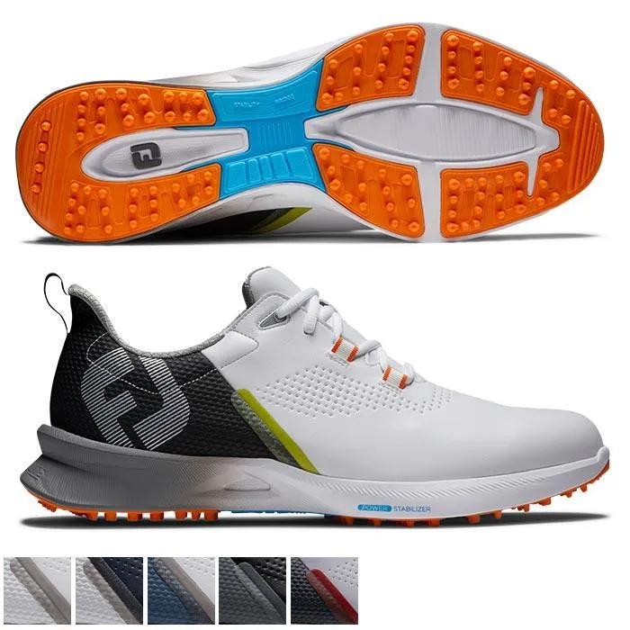 Footjoy FJ Fuel Shoes 9.0 White/Blue Fog/Red (55441) W