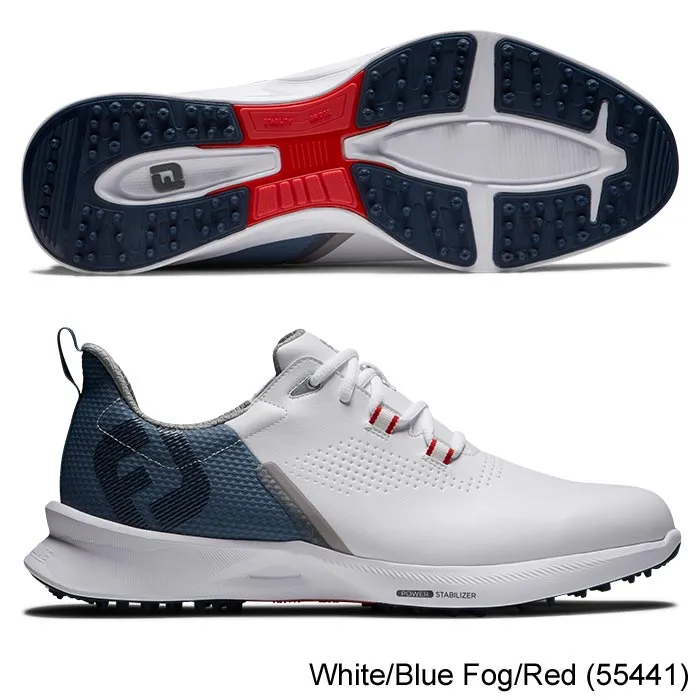 Footjoy FJ Fuel Shoes 9.0 White/Blue Fog/Red (55441) W