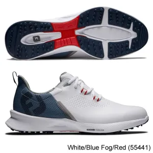 Footjoy FJ Fuel Shoes 9.0 White/Blue Fog/Red (55441) W