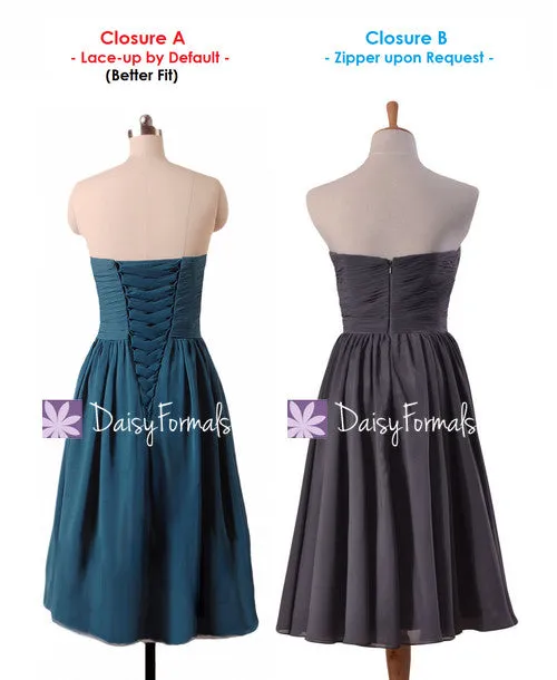 Full A-line Bridesmaids Dress Sweetheart Tiffany Blue Chiffon Bridesmaids Dress (BM332AS)