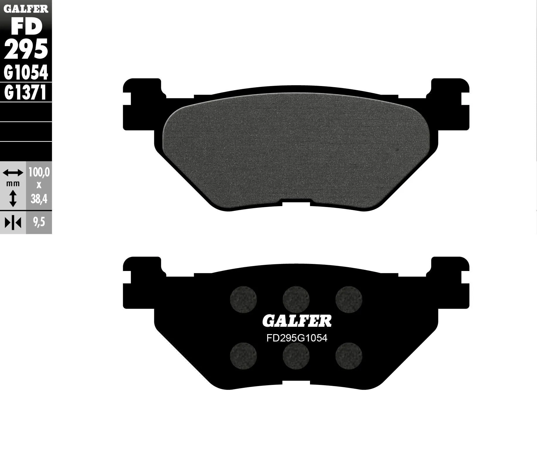 GALFER FD295G1054 Semi-Metallic Brake Pads