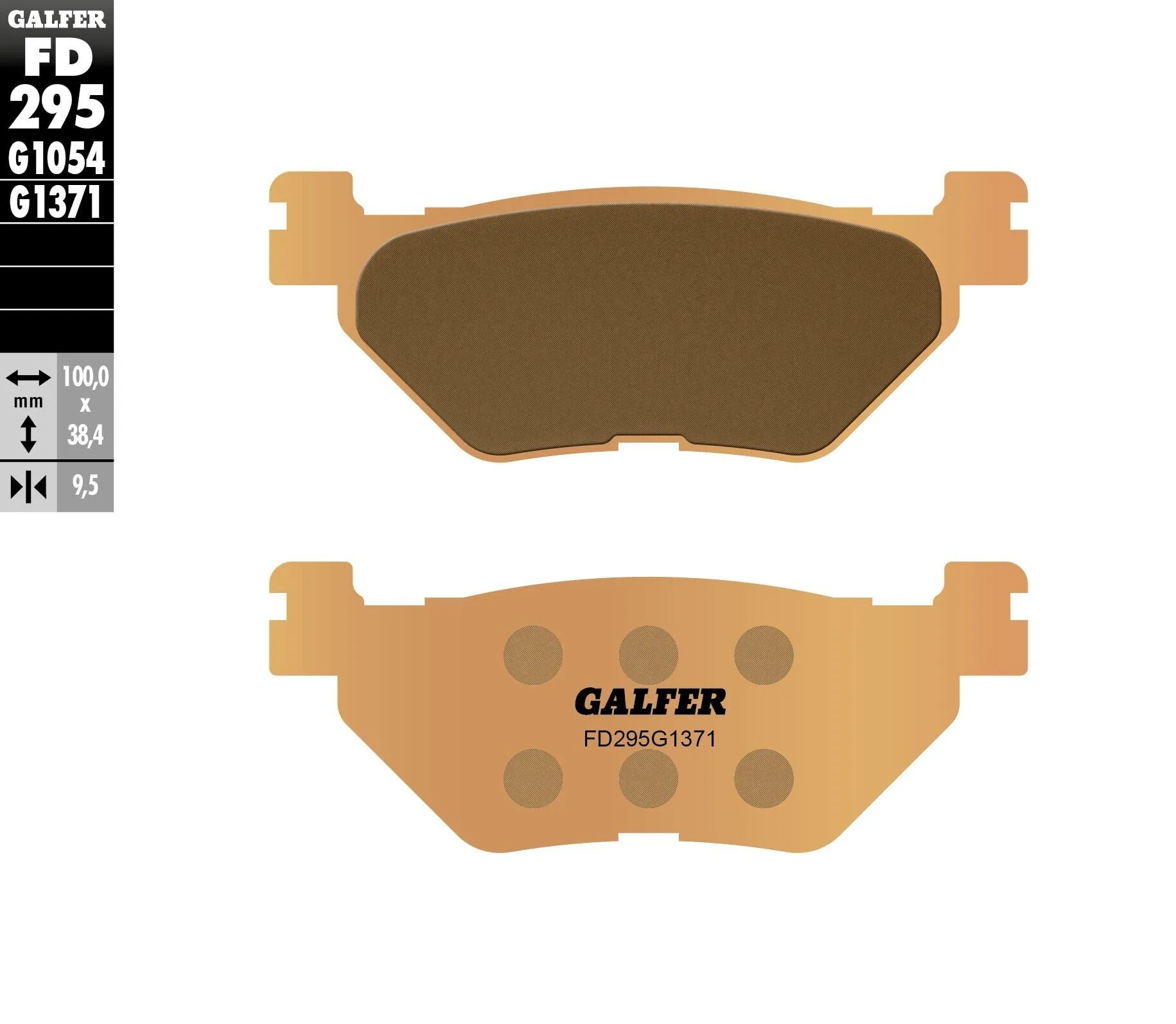 GALFER FD295G1371 HH Sintered Brake Pads
