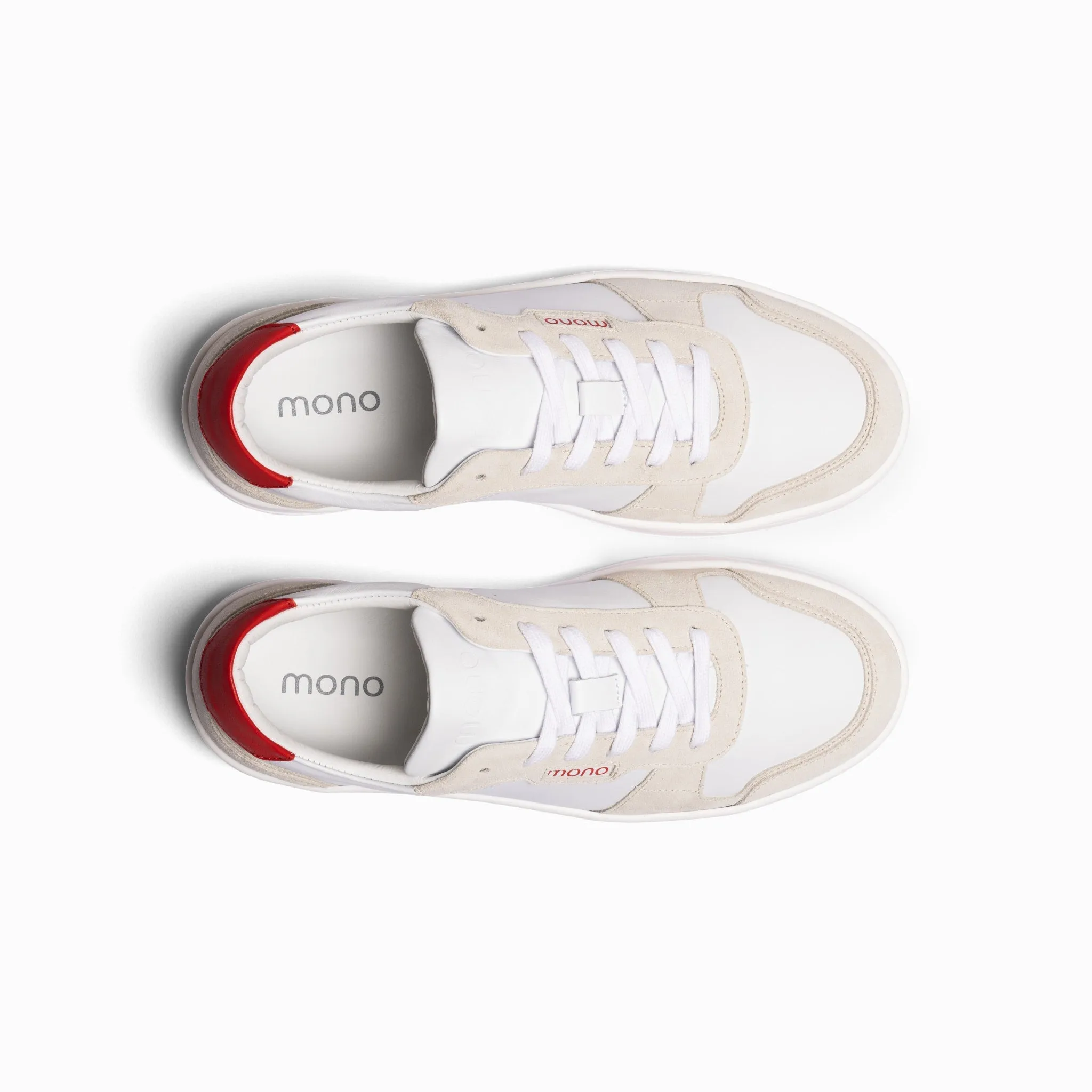 Game - Flat Leather - White Red - Man