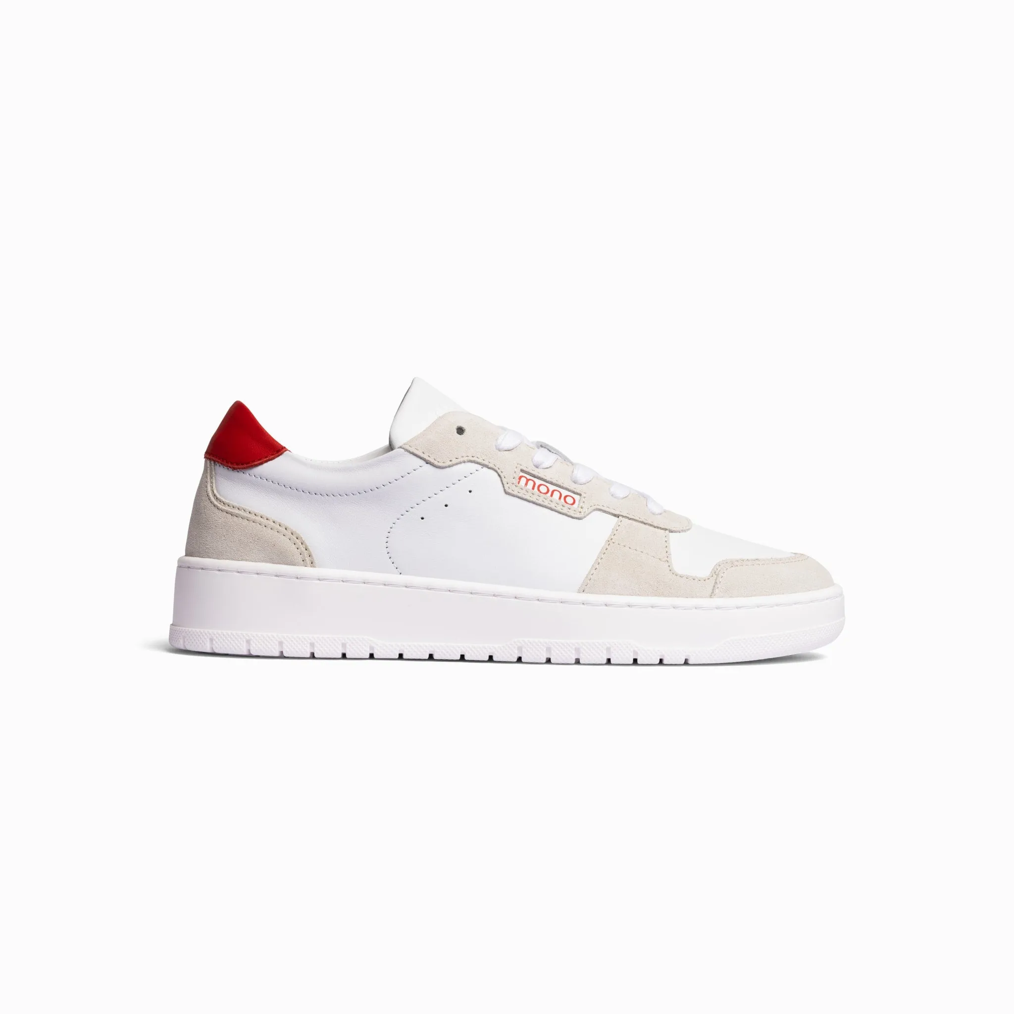 Game - Flat Leather - White Red - Man