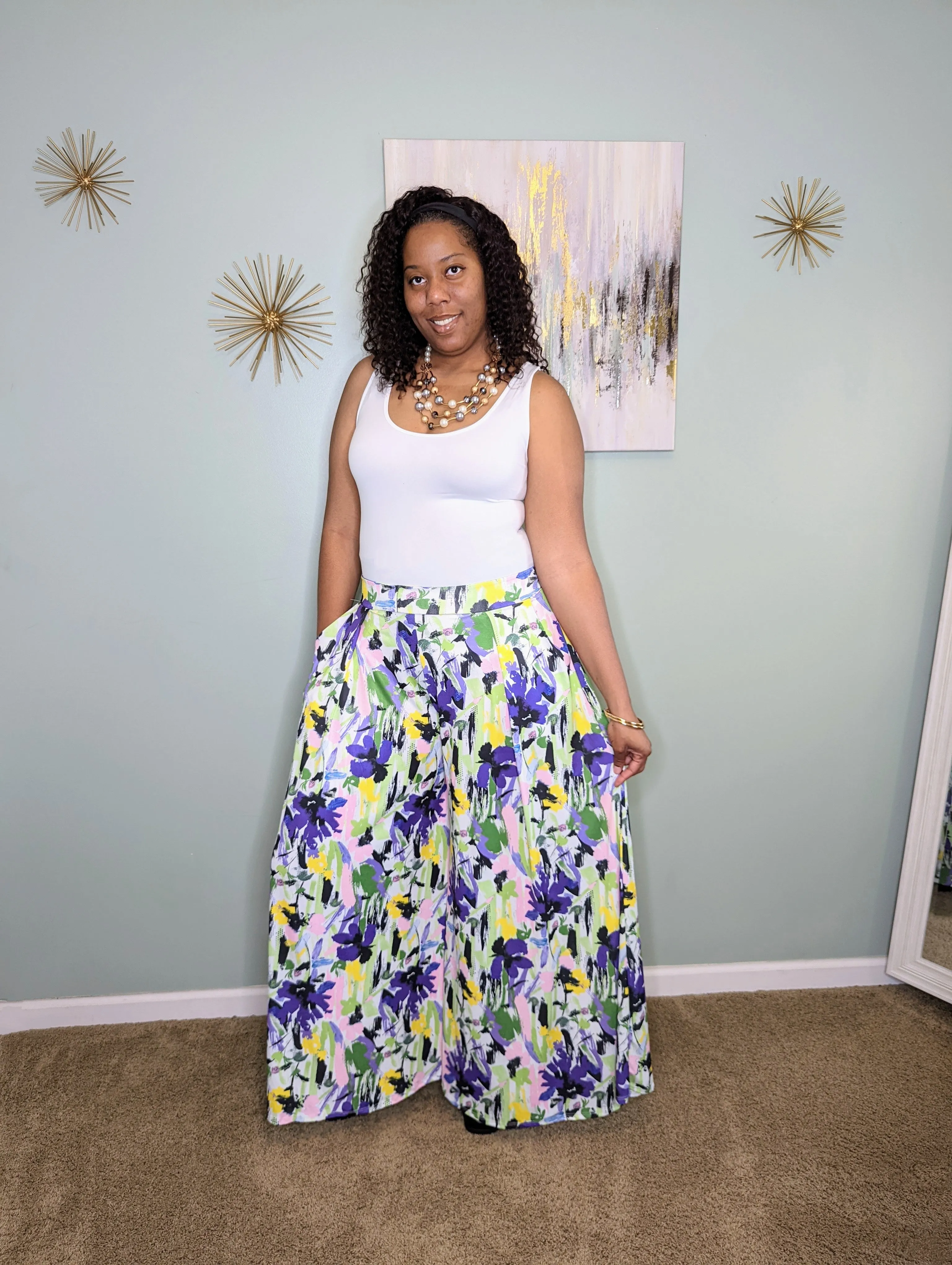 Garden Palazzo Pants*