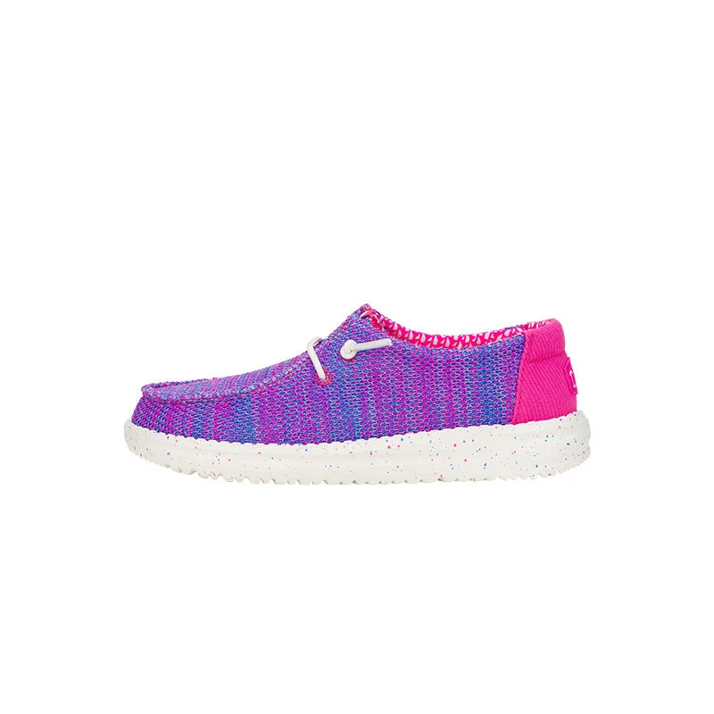 Girls Wendy Mesh in Purple Multi