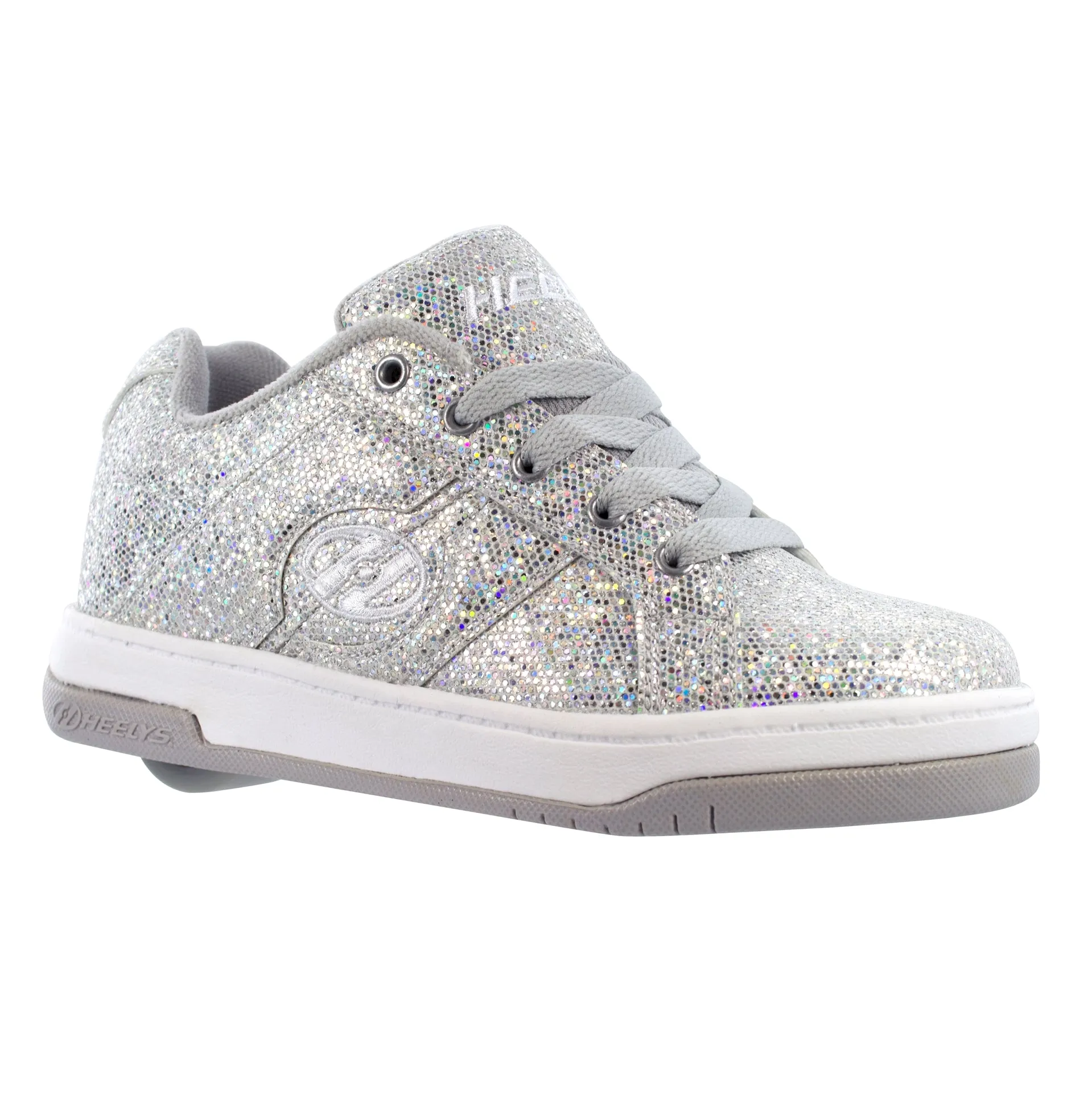 Heelys Girls Split -  Silver Disco Glitter