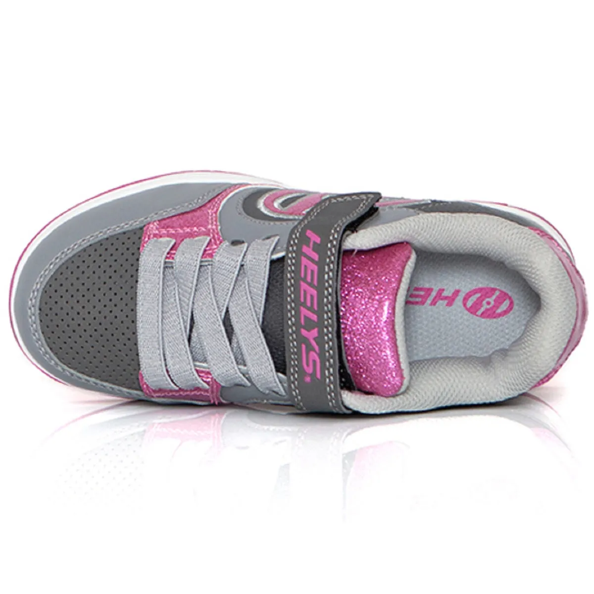 Heelys Plus X2 Grey Charcoal Pink
