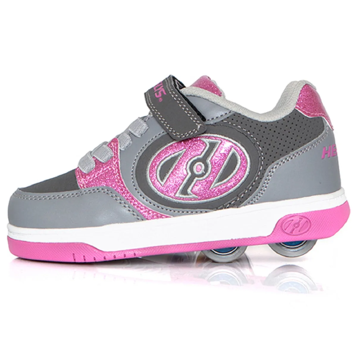 Heelys Plus X2 Grey Charcoal Pink