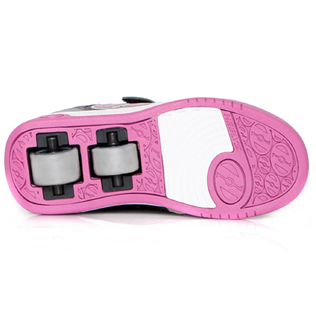 Heelys Plus X2 Grey Charcoal Pink
