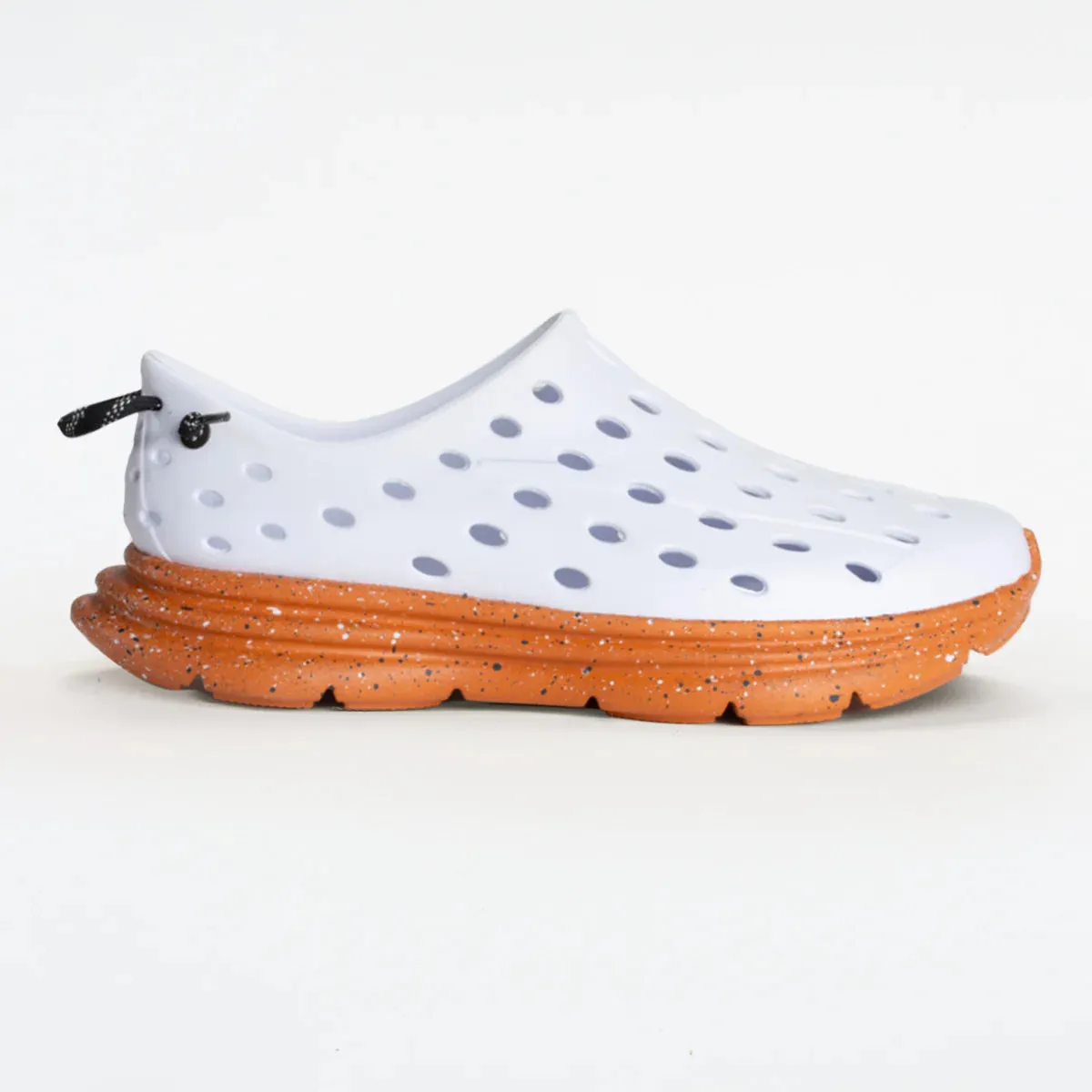KANE Active Recovery Shoe - White / Caramel Speckle